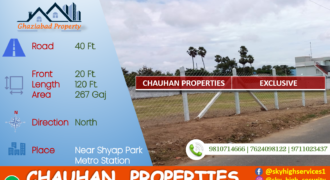 Premium Industrial Land on 40 Ft. Wide road Near Shyam Park Metro Station