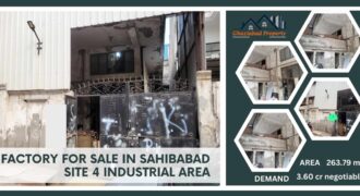 Factory for sale in Sahibabad Site 4 Industrial Area – Best Real Estate Agents in Ghaziabad